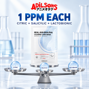 Adilsons Beauty SOME BY MI AHA-BHA-PHA mask ad: 1 PPM EACH — CITRIC + SALICYLIC + LACTOBIONIC
