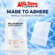 Adilsons Beauty SOME BY MI AHA-BHA-PHA mask ad: MADE TO ADHERE — WHILE ESSENCE WORKS