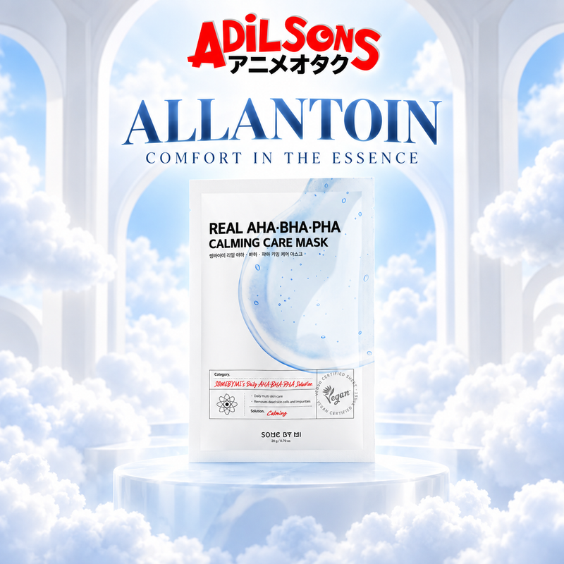 Adilsons Beauty SOME BY MI AHA-BHA-PHA mask ad: ALLANTOIN — COMFORT IN THE ESSENCE