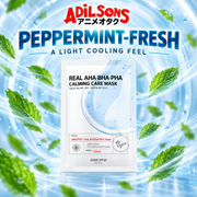 Adilsons Beauty SOME BY MI AHA-BHA-PHA mask ad: PEPPERMINT-FRESH — A LIGHT COOLING FEEL