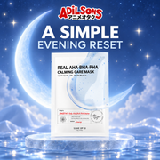Adilsons Beauty SOME BY MI AHA-BHA-PHA mask ad: A SIMPLE — EVENING RESET