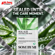 SOME BY MI Real Aloe Soothing Care Mask 20g creative: sealed format.