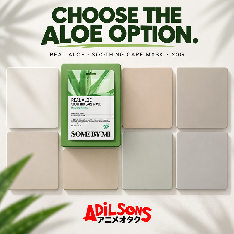 SOME BY MI Real Aloe Soothing Care Mask 20g creative: aloe option in Real Care line.