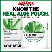 SOME BY MI Real Aloe Soothing Care Mask 20g creative: exact pack recognition.