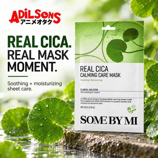 Adilsons creative for SOME BY MI Real Cica Calming Care Mask 20G — REAL CICA. REAL MASK MOMENT.