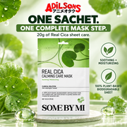 Adilsons creative for SOME BY MI Real Cica Calming Care Mask 20G — ONE SACHET. ONE COMPLETE MASK STEP.