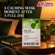 Adilsons creative for SOME BY MI Real Cica Calming Care Mask 20G — A CALMING MASK MOMENT AFTER A FULL DAY