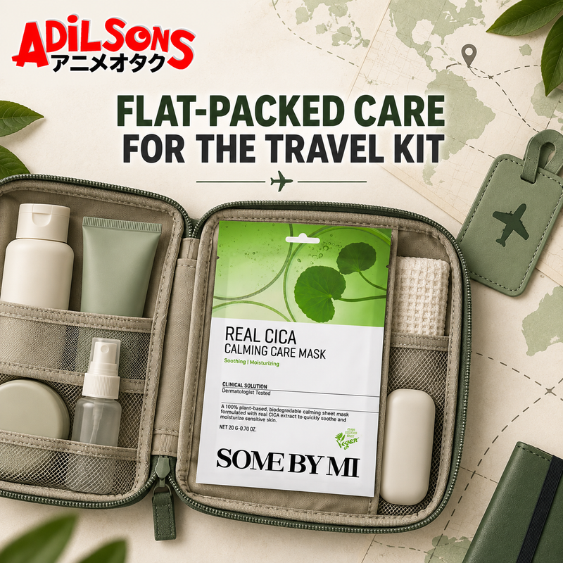 Adilsons creative for SOME BY MI Real Cica Calming Care Mask 20G — FLAT-PACKED CARE FOR THE TRAVEL KIT
