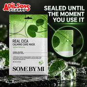 Adilsons creative for SOME BY MI Real Cica Calming Care Mask 20G — SEALED UNTIL THE MOMENT YOU USE IT