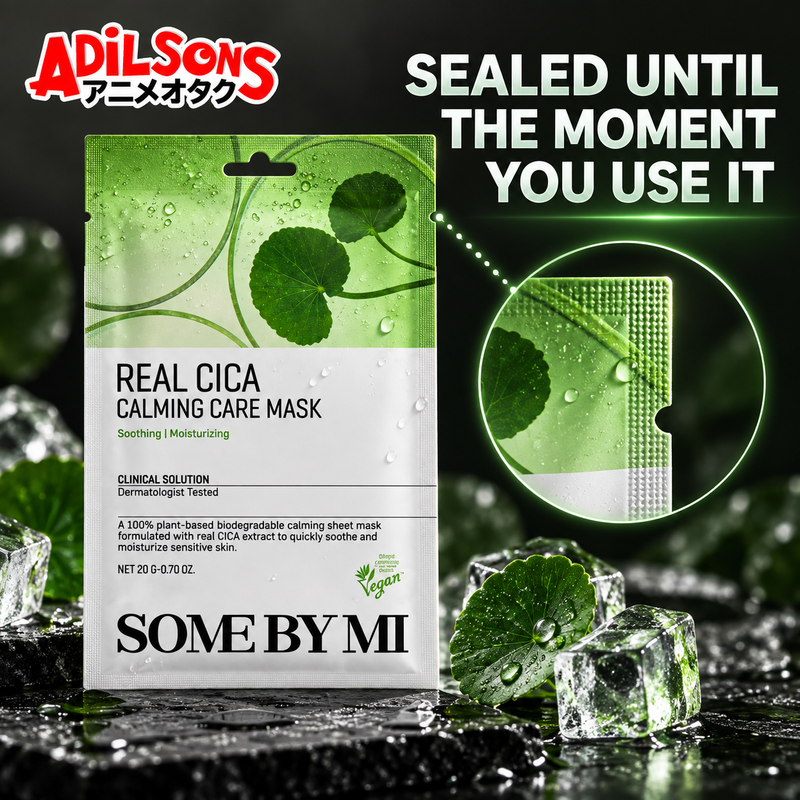 Adilsons creative for SOME BY MI Real Cica Calming Care Mask 20G — SEALED UNTIL THE MOMENT YOU USE IT