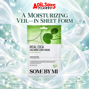 Adilsons creative for SOME BY MI Real Cica Calming Care Mask 20G — A MOISTURIZING VEIL—IN SHEET FORM