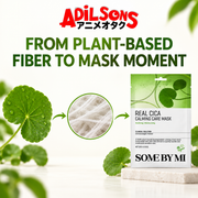 Adilsons creative for SOME BY MI Real Cica Calming Care Mask 20G — FROM PLANT-BASED FIBER TO MASK MOMENT