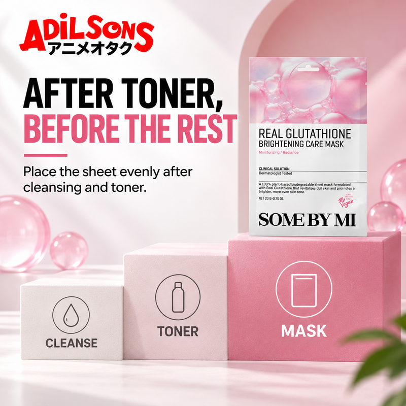 An abstract cleanse-toner-mask sequence places the sheet in its intended routine position.