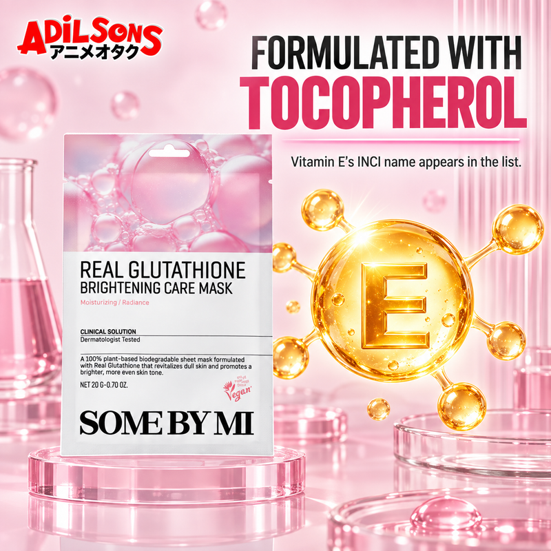 An amber E motif explains that tocopherol appears in the ingredient list.