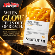 SOME BY MI Real Honey Luminous Care Mask 20g creative 2: WHEN GLOW FEELS OUT OF REACH.