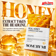 SOME BY MI Real Honey Luminous Care Mask 20g creative 8: HONEY EXTRACT TAKES THE HEADLINE.