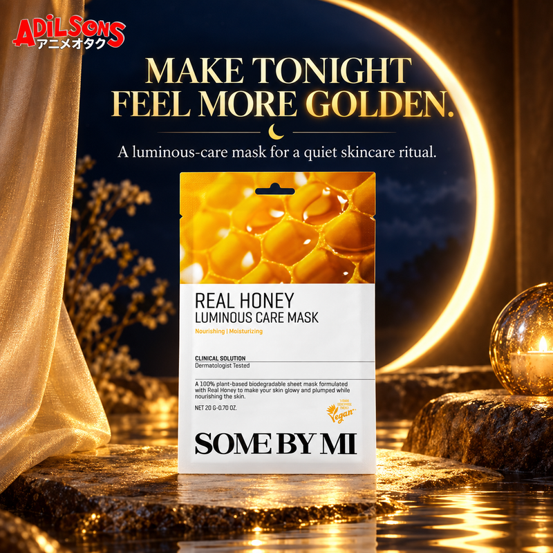 SOME BY MI Real Honey Luminous Care Mask 20g creative 12: MAKE TONIGHT FEEL MORE GOLDEN.
