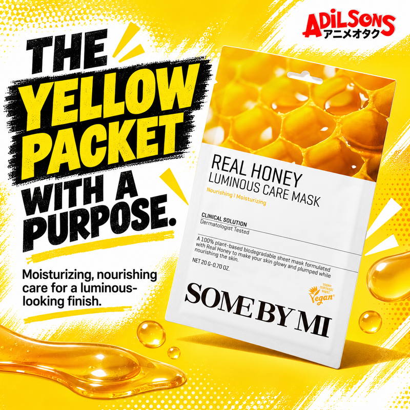 SOME BY MI Real Honey Luminous Care Mask 20g creative 13: THE YELLOW PACKET WITH A PURPOSE.