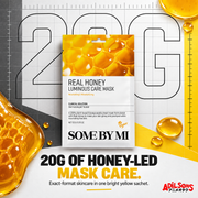 SOME BY MI Real Honey Luminous Care Mask 20g creative 18: 20G OF HONEY-LED MASK CARE.