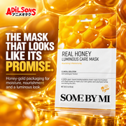 SOME BY MI Real Honey Luminous Care Mask 20g creative 19: THE MASK THAT LOOKS LIKE ITS PROMISE.