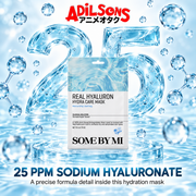 Adilsons ad for SOME BY MI Real Hyaluron Hydra Care Mask 20g: 25 PPM SODIUM HYALURONATE