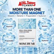 Adilsons ad for SOME BY MI Real Hyaluron Hydra Care Mask 20g: MORE THAN ONE MOISTURE MAGNET