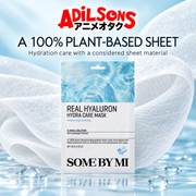 Adilsons ad for SOME BY MI Real Hyaluron Hydra Care Mask 20g: A 100% PLANT-BASED SHEET