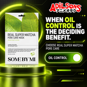 SOME BY MI Real Super Matcha Pore Care Mask 20g creative: pore-care shopper fit.