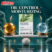 Adilsons creative for SOME BY MI Real Teatree Calming Care Mask 20G — OIL CONTROL + MOISTURIZING