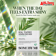 Adilsons creative for SOME BY MI Real Teatree Calming Care Mask 20G — WHEN THE DAY FEELS EXTRA SHINY