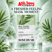 Adilsons creative for SOME BY MI Real Teatree Calming Care Mask 20G — A FRESHER-FEELING MASK MOMENT
