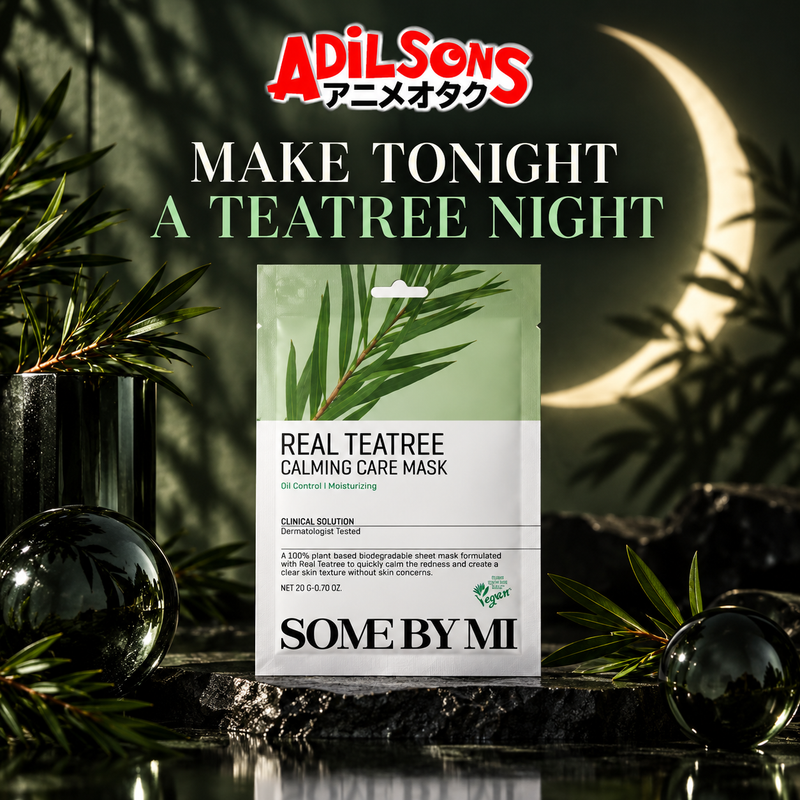 Adilsons creative for SOME BY MI Real Teatree Calming Care Mask 20G — MAKE TONIGHT A TEATREE NIGHT