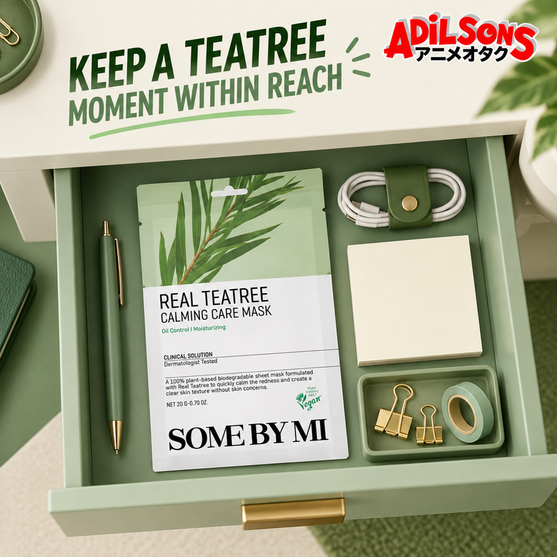 Adilsons creative for SOME BY MI Real Teatree Calming Care Mask 20G — KEEP A TEATREE MOMENT WITHIN REACH