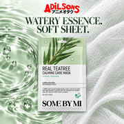 Adilsons creative for SOME BY MI Real Teatree Calming Care Mask 20G — WATERY ESSENCE. SOFT SHEET.