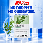 Adilsons creative for SOME BY MI Real Teatree Calming Care Mask 20G — NO DROPPER. NO GUESSWORK.