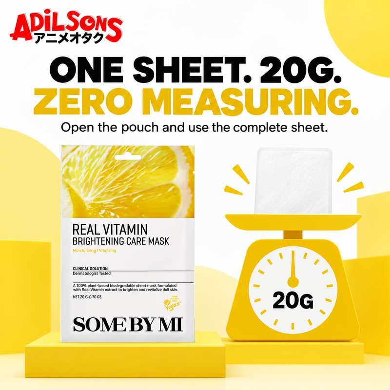A graphic scale communicates the complete single-sheet 20g format.