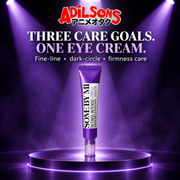 Adilsons ad for SOME BY MI Retinol Intense Advanced Triple Action Eye Cream 30ml: THREE CARE GOALS. ONE EYE CREAM.