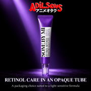 Adilsons ad for SOME BY MI Retinol Intense Advanced Triple Action Eye Cream 30ml: RETINOL CARE IN AN OPAQUE TUBE