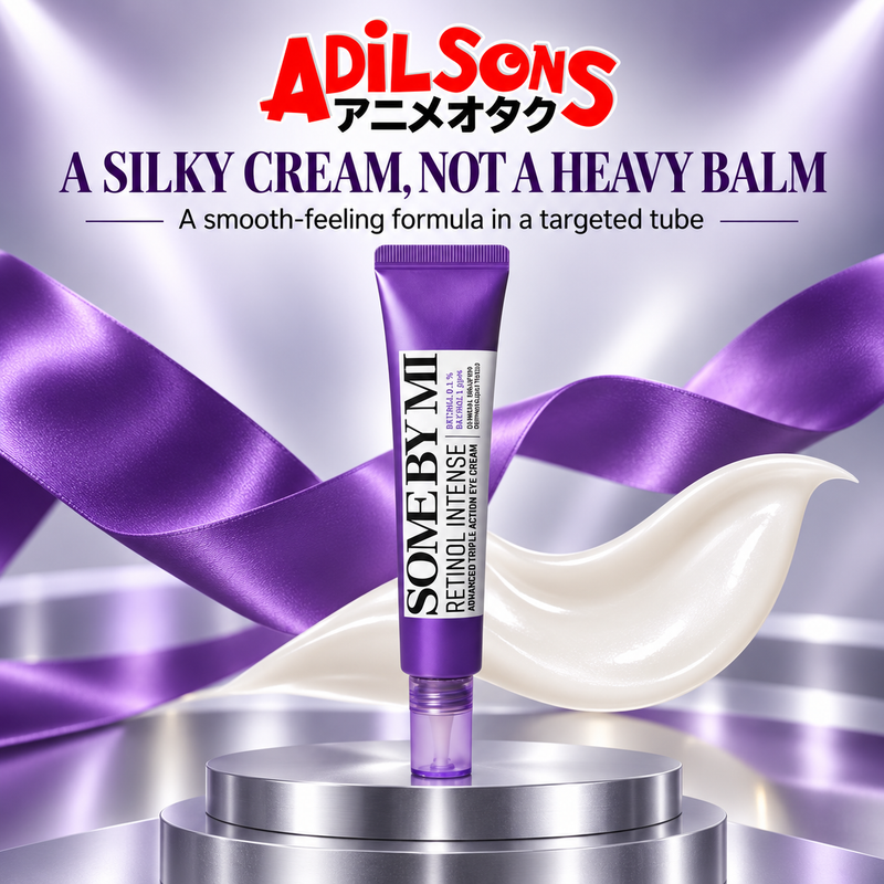 Adilsons ad for SOME BY MI Retinol Intense Advanced Triple Action Eye Cream 30ml: A SILKY CREAM, NOT A HEAVY BALM