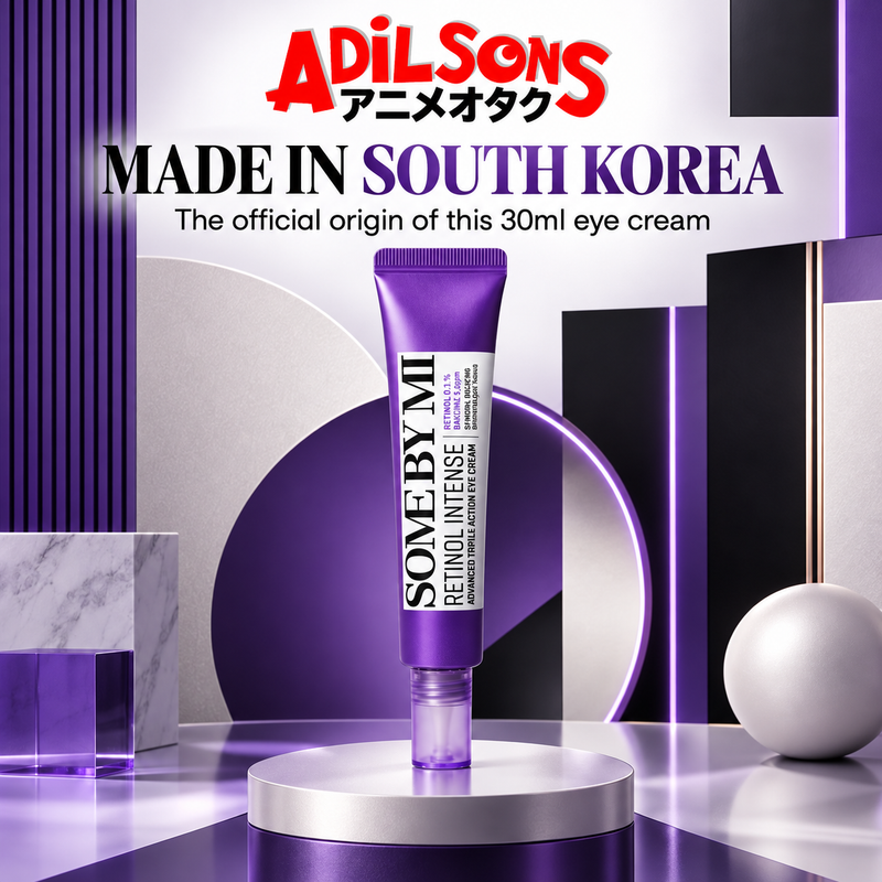 Adilsons ad for SOME BY MI Retinol Intense Advanced Triple Action Eye Cream 30ml: MADE IN SOUTH KOREA