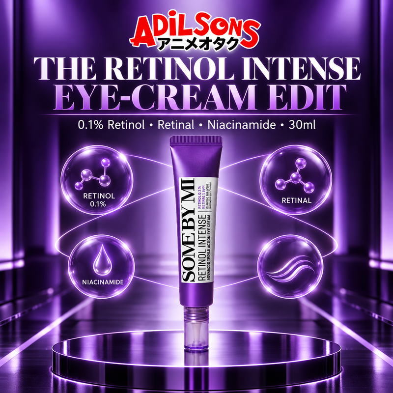 Adilsons ad for SOME BY MI Retinol Intense Advanced Triple Action Eye Cream 30ml: THE RETINOL INTENSE EYE-CREAM EDIT