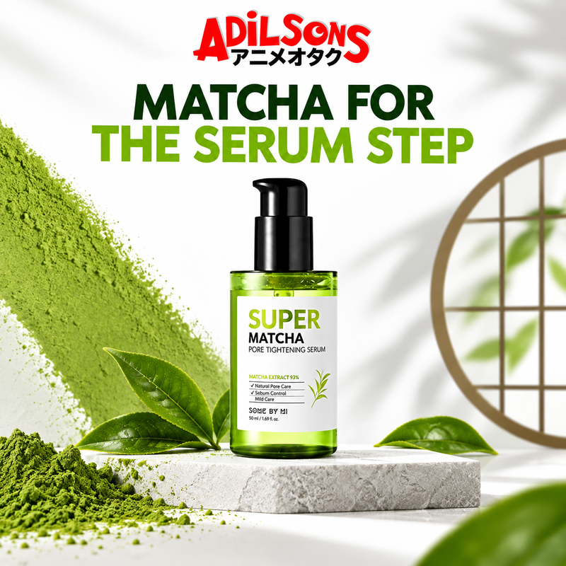 Adilsons creative for SOME BY MI Super Matcha Pore Tightening Serum 50ml — MATCHA FOR THE SERUM STEP