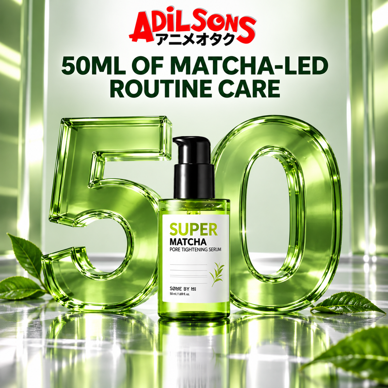 Adilsons creative for SOME BY MI Super Matcha Pore Tightening Serum 50ml — 50ML OF MATCHA-LED ROUTINE CARE