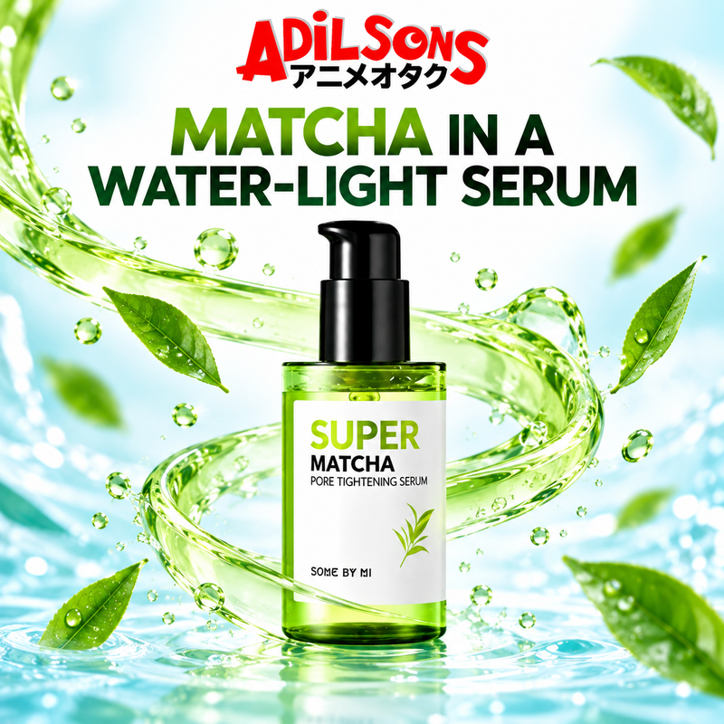 Adilsons creative for SOME BY MI Super Matcha Pore Tightening Serum 50ml — MATCHA IN A WATER-LIGHT SERUM