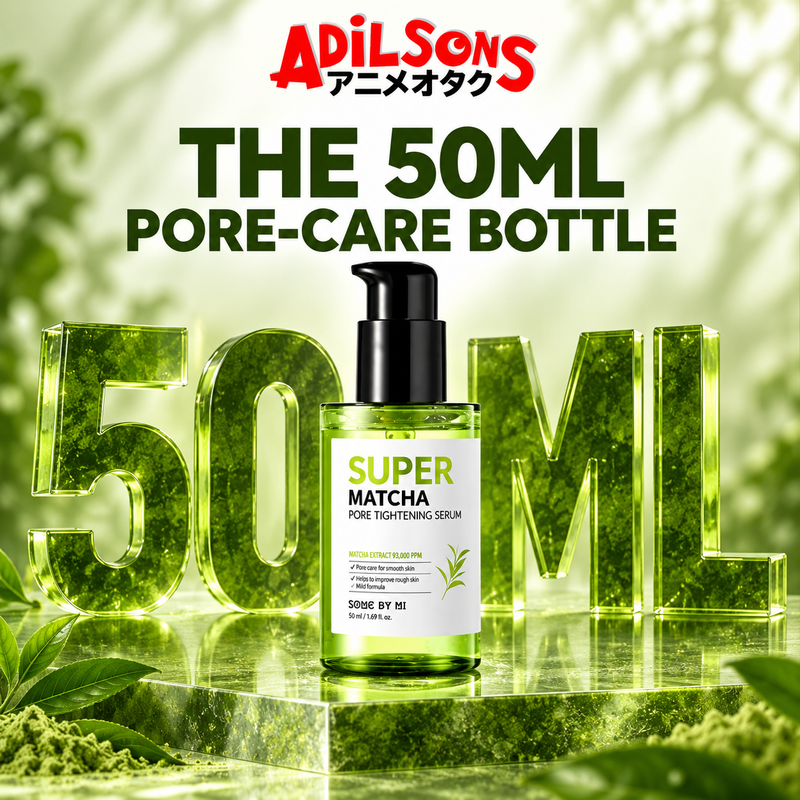Adilsons creative for SOME BY MI Super Matcha Pore Tightening Serum 50ml — THE 50ML PORE-CARE BOTTLE