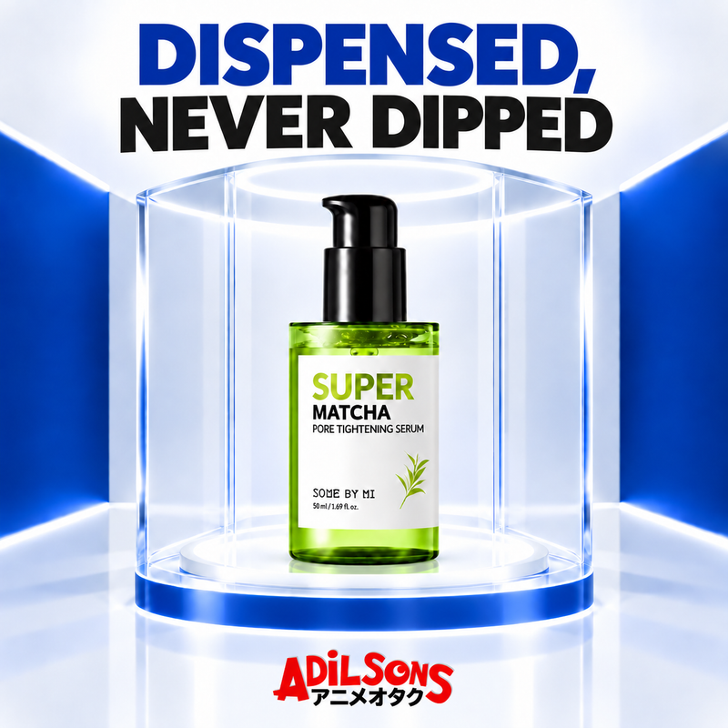 Adilsons creative for SOME BY MI Super Matcha Pore Tightening Serum 50ml — DISPENSED, NEVER DIPPED