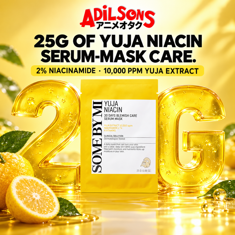 SOME BY MI Yuja Niacin 30 Days Blemish Care Serum Mask 25g creative: 25g exact format.