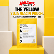 SOME BY MI Yuja Niacin 30 Days Blemish Care Serum Mask 25g creative: yellow-pouch identity.