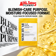 SOME BY MI Yuja Niacin 30 Days Blemish Care Serum Mask 25g creative: blemish-care plus moisture.