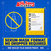 SOME BY MI Yuja Niacin 30 Days Blemish Care Serum Mask 25g creative: dropper-free serum-mask format.